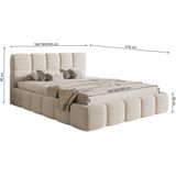 Bedframe Chloe 140 x 200 cm | NADUVI Collection