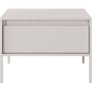 Allegro - Nachtkastje - Beige - MDF - Metaal