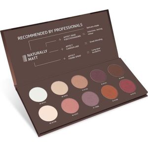 Affect - Naturally Matt - Oogschaduw Palette - 10x2 g - Matte Kleuren