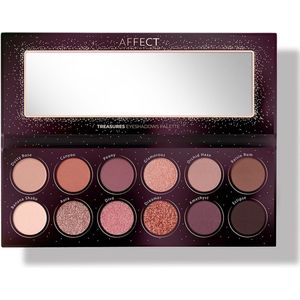 Affect - Treasures - Oogschaduw Palette - 12 Tinten - Geperste Poeder