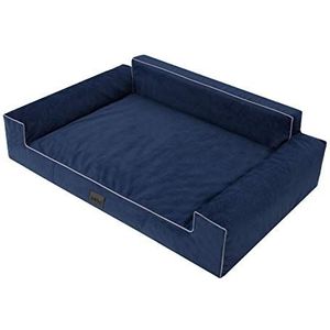 Hobbydog bed Glamour nieuw, marineblauw fancy, r. XL