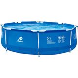 Opzetzwembad met filterpomp - staal - 360x76cm