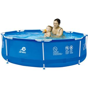 Opzetzwembad met filterpomp - staal - 360x76cm