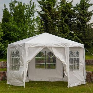 Partytent - zeshoekig - 2x2x2m - wit