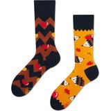 Many Mornings - Leuke Gekke Grappige Sokken - Apple Hedgehog - Unisex