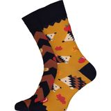 Many Mornings - Leuke Gekke Grappige Sokken - Apple Hedgehog - Unisex