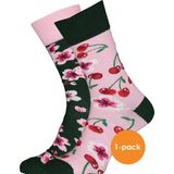 Many Mornings - Unisex Sokken - Cherry Blossom - 1 Paar