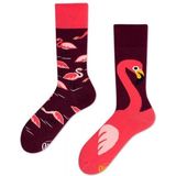 Many Mornings - Pink Flamingo - Huissokken - Gekke Sokken - Maat 35 t/m 38