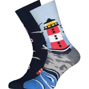 Many Mornings - Nordic Lighthouse - Unisex Sokken