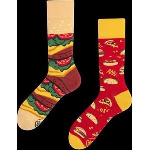 Many Mornings - Mismatched Sokken - Unisex - Multicolor - Natuurlijke Materialen