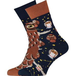 Many Mornings - Mismatched Sokken - Unisex - Multikleur - Natuurlijke Materialen