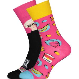 Many Mornings - Pop Art - Unisex Sokken - Mismatched - Maat 39 - 42