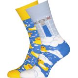 Many Mornings - Mismatched Sokken - Unisex - Multicolor - Natuurlijke Materialen