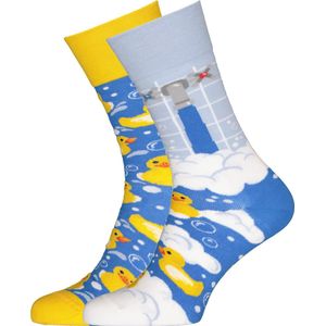 Many Mornings - Bath Ducks - Unisex Sokken - Mismatched - Maat 35 - 38