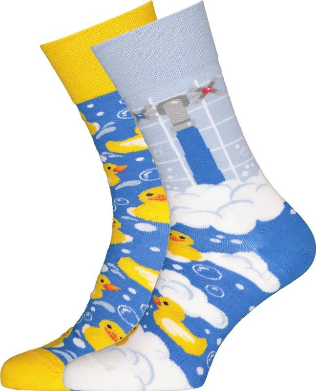 Many Mornings - Bath Ducks - Unisex Sokken - Mismatched - Maat 35 - 38