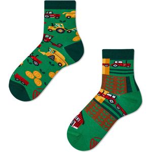 Many Mornings - Happy Harvest - Huissokken - Groen - Slijtvast Katoen