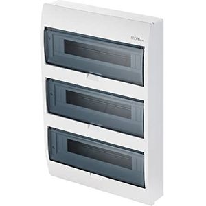 Elektro-Plast ELEGANT PLASTIC SWITCHGEAR NT 36M 3X 12M N+PE IP40 550X303X98 SMOKE DOOR wit 0670-00