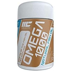 Muscle Care Omega 1000 Pakket van 1 x 120 Capsules - Natuurlijke Visolie - EPA en DHA