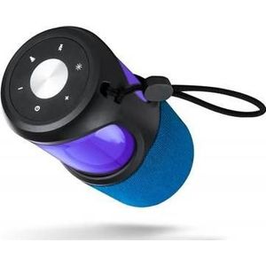 Xblitz Xblits Glow Draadloze Blueatooth Luidspreker (8 h, Oplaadbare batterij), Bluetooth luidspreker, Blauw