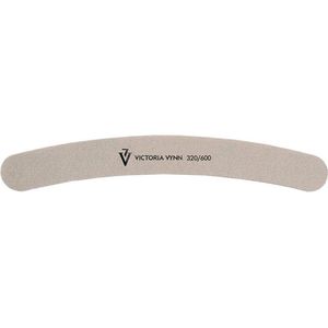 Victoria Vynn™ White banana shaped nail file 320/600