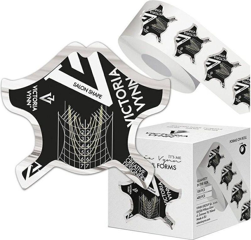 Nagel Sjablonen Victoria Vynn Salon Shape 400 stuks - nail forms - gel - acryl - acrylgel - polygel - biab - nagels - nagelverlenging - callance