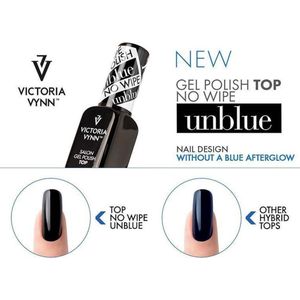 Victoria Vynn Unblue No Wipe Top Coat UV/LED Hybride Gel Nagellak Soak-Off Nails 8ml