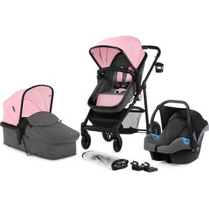 Kinderkraft Juli 3 in 1 Kinderwagen - Inclusief Autostoel - Pink