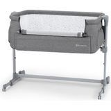 Kinderkraft Co Sleeper - Aanschuifwieg - Side2Bed - Grijs Melange