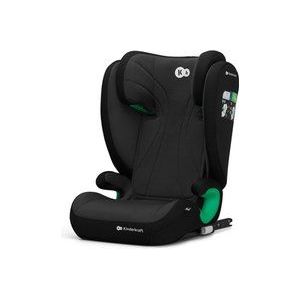 Kinderkraft JUNIOR FIX2 I-SIZE Autostoeltje 15-36 kg, 100-150 cm, met Isofix, afstelbare hoofdsteun, veiligheidssystemen, Diepe zitting, Eenvoudig te reinigen, Groep 2/3, tot 12 jaar, zwart