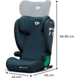 JUNIOR FIX - Autostoeltje - Zwart - ISOFIX - R129 i-Size Veiligheidsstandaard