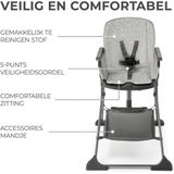 Kinderkraft FOLDEE - Kinderstoel - Lichtgeicht - Inklapbaar - Grijs