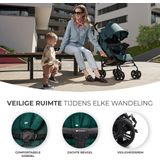 Kinderkraft - TIK - Reisbuggy - Lichtgewicht - Groente - Verstelbare Duwbeugel