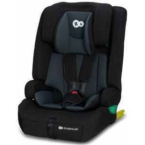 Kinderkraft SAFETY FIX2 I-SIZE - Autostoeltje 76-150 cm - 9-36 kg - Diepe zitting - Afstelbare hoofdsteun - Veiligheidssystemen - Eenvoudig te reinigen - Groep 1/2/3 - Tot 12 jaar - Zwart