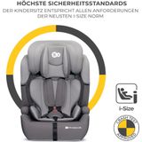 KINDERKRAFT - Comfort Up I-Size - Autostoel - Grijs - Hoogwaardig Materiaal