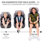 KINDERKRAFT - Comfort Up I-Size - Autostoel - Grijs - Hoogwaardig Materiaal