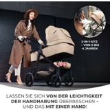 Kinderkraft NEWLY - 3-in-1 Kinderwagen - Tot 22 kg - Beige
