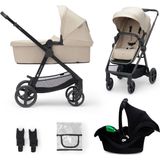 Kinderkraft Kinderwagen Newly 3 in 1 Mink Pro Sand Beige