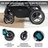 Kinderkraft Kinderwagen B Tour 3 in 1 Mink Pro Light Grijs