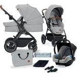 Kinderkraft Kinderwagen B Tour 3 in 1 Mink Pro Light Grijs