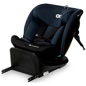 Kinderkraft I-GROW babyautostoel, I-SIZE 40-150 cm, 0-36 kg schaalbaar, vanaf de geboorte tot ca. 12 jaar, groep 0/1/2/3, Isofix, 360° draaibaar, RWF, FWF, zijbescherming, zwart
