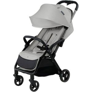 Kinderkraft APINO - Kinderwagen - Automatisch opvouwbaar, Lichtgewicht (7,5 kg), Geschikt tot 24 kg, 4-Positie Rugleuning, Grote Onderdelen, Ideaal voor Stad en Reizen, Regelbare Voetsteun, 5-Punts Veiligheidsgordel, Ventilatiepaneel - Dove Grey