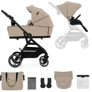 KINDERKRAFT SELECT - Combinatiekinderwagen 2in1 YOXI Sand beige