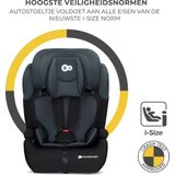 Kinderkraft COMFORT UP I-SIZE - Autostoeltje 76-150 cm - 9-36 kg - Diepe zitting - Afstelbare hoofdsteun - Veiligheidssystemen - Eenvoudig te reinigen - Groep 1/2/3 - Tot 12 jaar - Happy Shapes