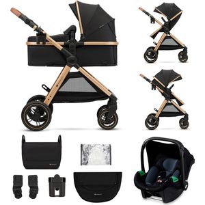 Kinderkraft - ESME - Combi Kinderwagen - Grijs - 3-in-1 Systeem