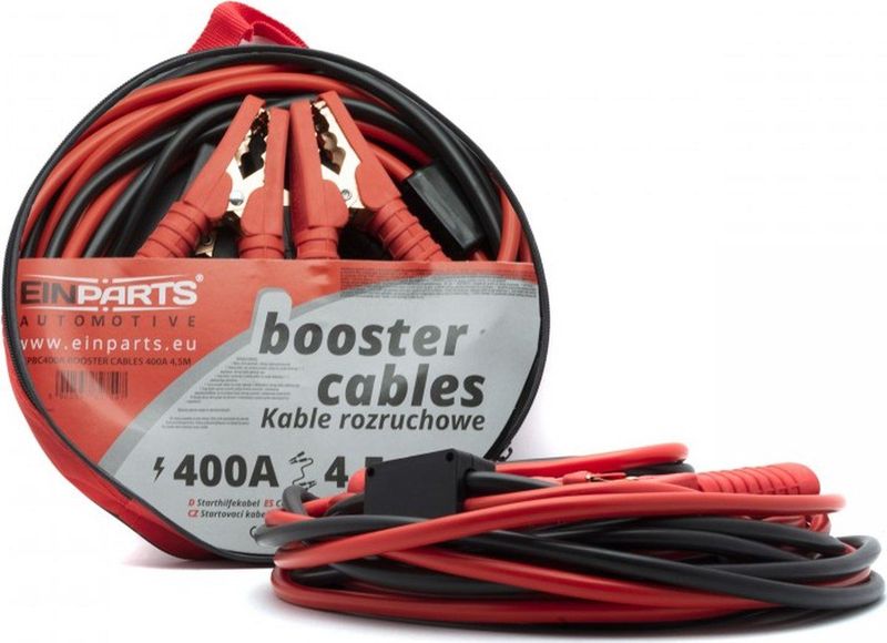 Einparts Start Kabel Auto Accu Jumper Verbindingskabels 400amp (set)