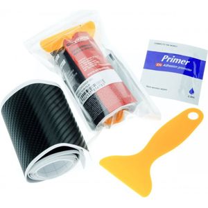 Einparts - Instaplijst Deurlijst Sticker Folie - Carbon Wrap - Set van 4 Stuks