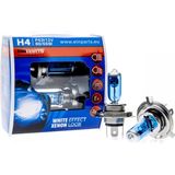 Einparts - Xenon Glow Pro H4 - Koplampen - Wit - Dimlicht 6000K - Set van 2