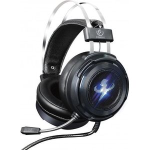 Rebeltec USB 7.1 Poort žaidėjams (Bedraad), Gaming headset, Zwart