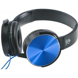 Rebeltec - Stereo Headphones - Kleur: Blauw - Met Microfoon