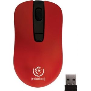Rebeltec Optical draadloos mouse STAR rood